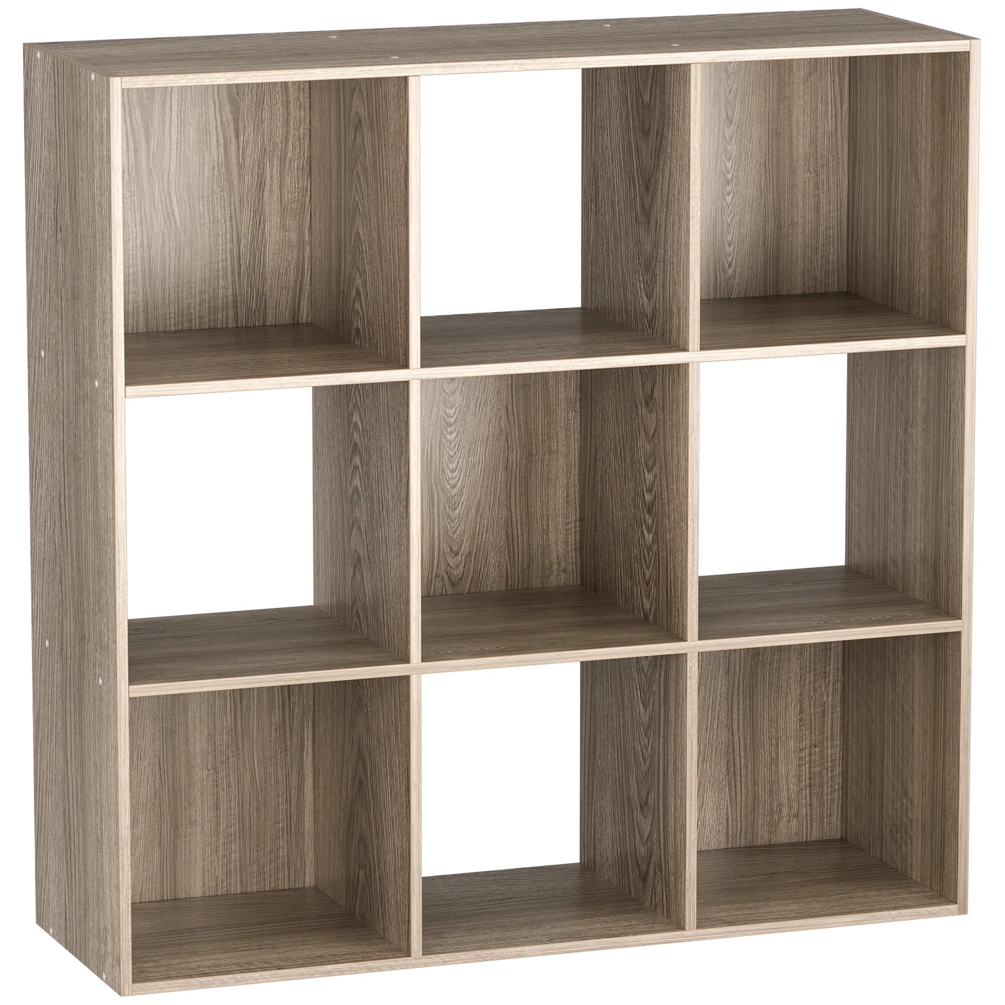 ZENY 9 Cubes Wooden Cube Organizer Bookcase Cubecials Cabinet Storage (Black)