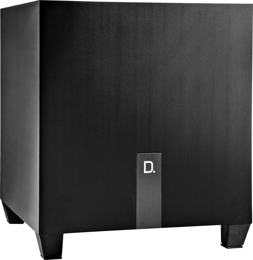 Definitive Technology Wireless Multi Room System Series W Studio Micro Sound Bar System - 3.1 Channel - 146W RMS - Wireless - Bl