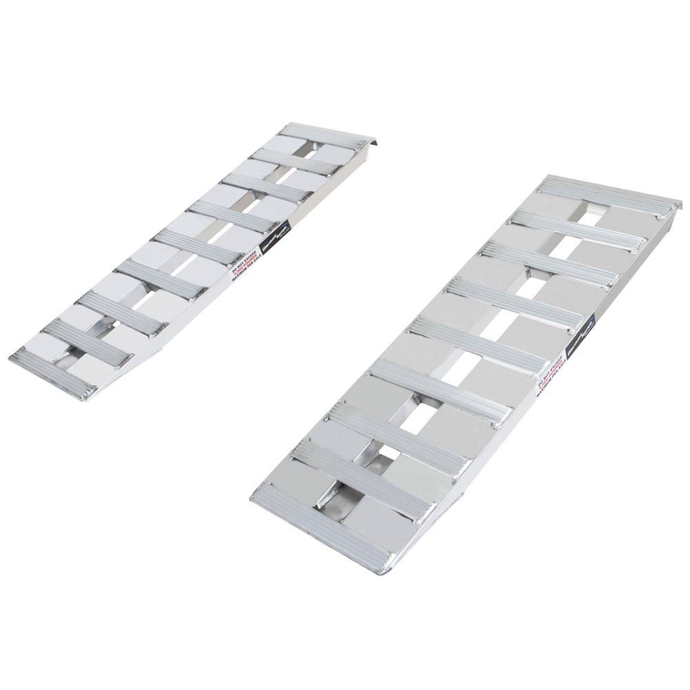Discount Ramps 48 x 15 Aluminum Car Trailer Loading Ramps Hook-End