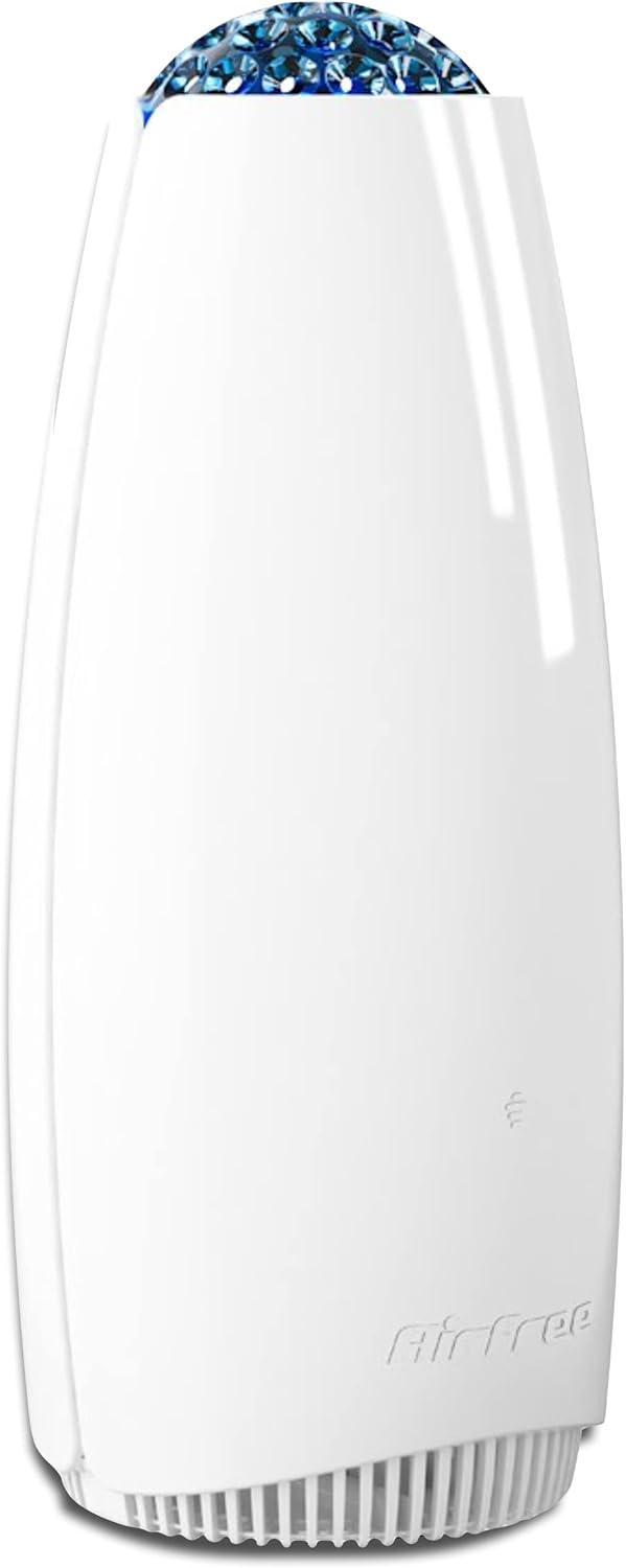 Airfree Tulip Filterless Air Purifier for Bacteria, Viruses, Mold and allergens Requires No Filter, Fan, or Humidifier - Small, White