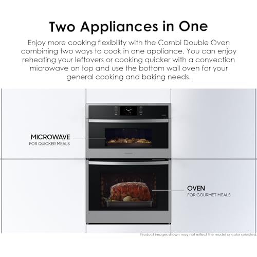 SAMSUNG Bespoke 30" Microwave Combination Wall Oven with Flex Duo™