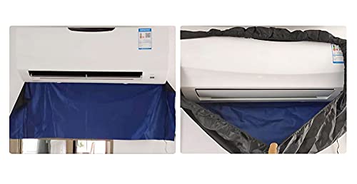 Air Conditioner Cleaning Cover Air Conditioner Cleaning Cover, Split Cleaning kit Wall Mounted Air Conditioning Cleaner Kit Dust Washing Clean Protector Bag Aircon Washbag Waterproof with Drain Outlet