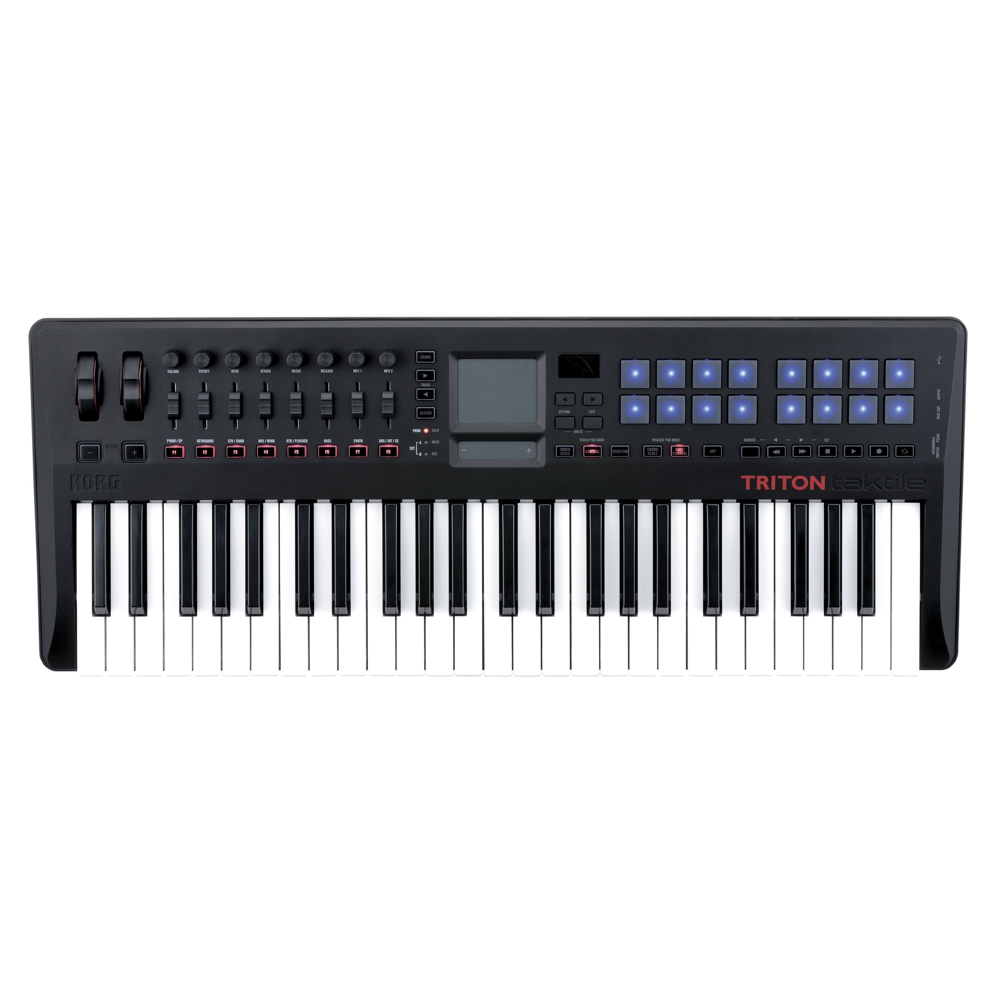 Korg Triton Taktile 49-Key Keyboard USB/MIDI Controller u0026 Synthesizer