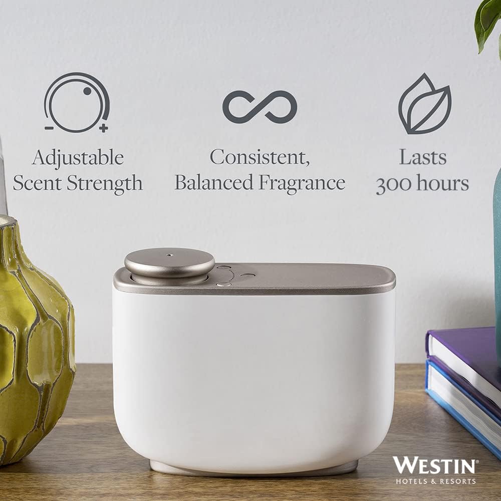 Westin White Tea Room Diffuser and Scent Capsule - Hotel Fragrance - Signature White Tea Scent