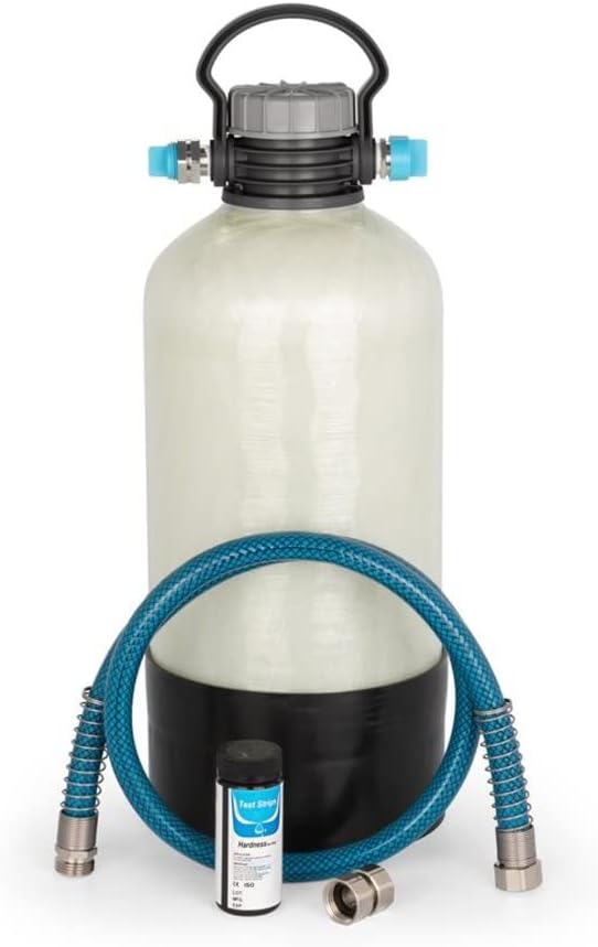 Camco TastePURE Portable Water Softener | Helps Reduce The Hardness of Your RV or Boat's Water | Features a Compact Design (40655)