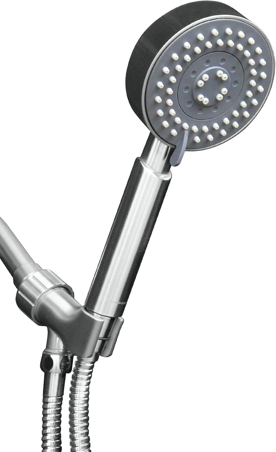 ShowerMaxx, Choice Series, 5 Spray Settings 4 inch High Pressure Hand Held Shower Head, Extra Long Stainless Steel Hose, MAXX-imize Your Shower with Showerhead in Polished Chrome Finish Pack of 2