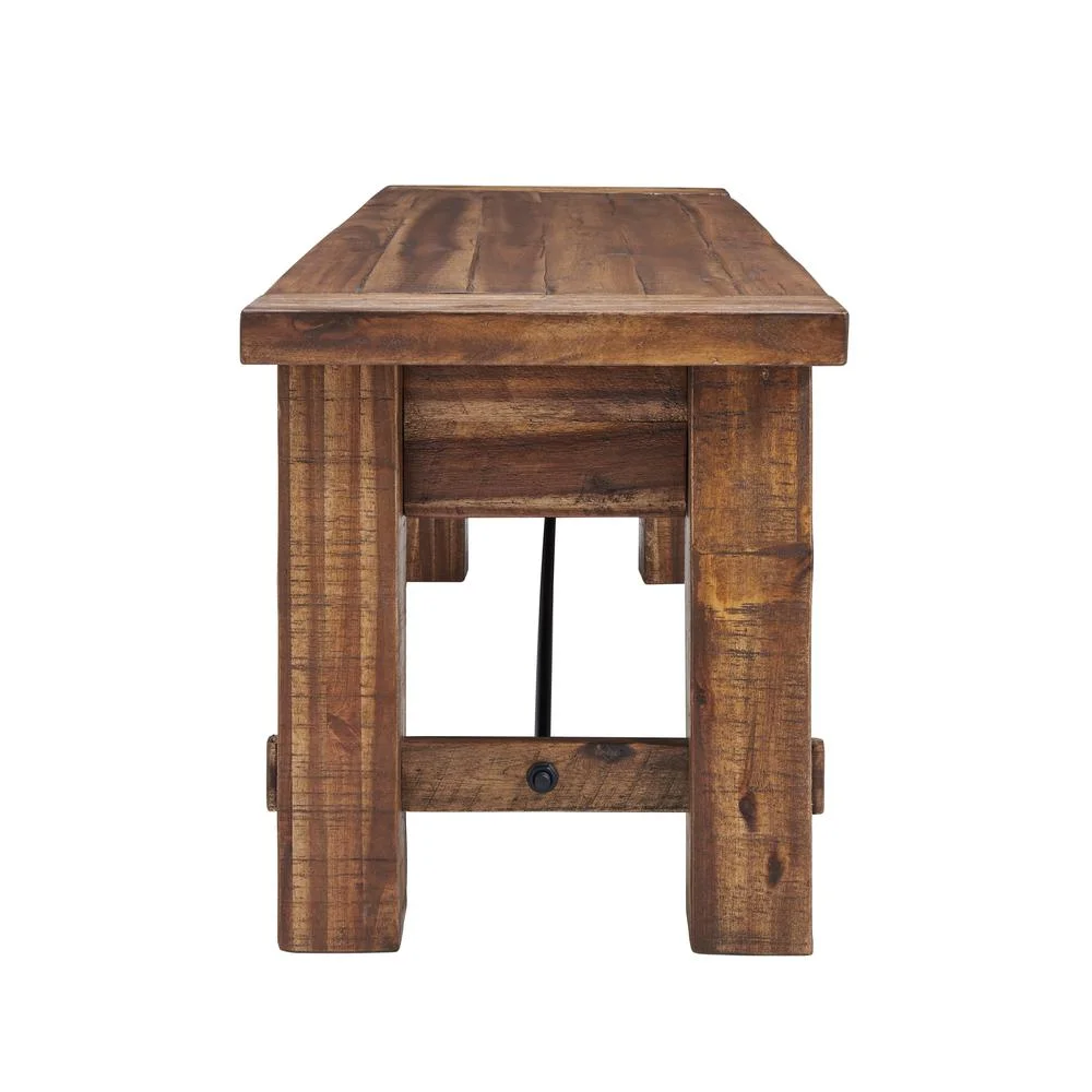 Alaterre Durango 60"L Wood Entryway/Dining Bench