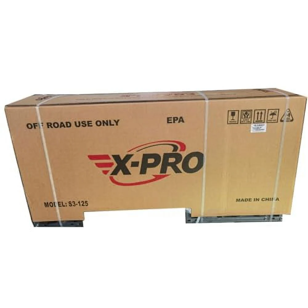 X-PRO Brand New 125cc Dirt Bike with Automatic Transmission, Electric Start, Big 14/12 Tires