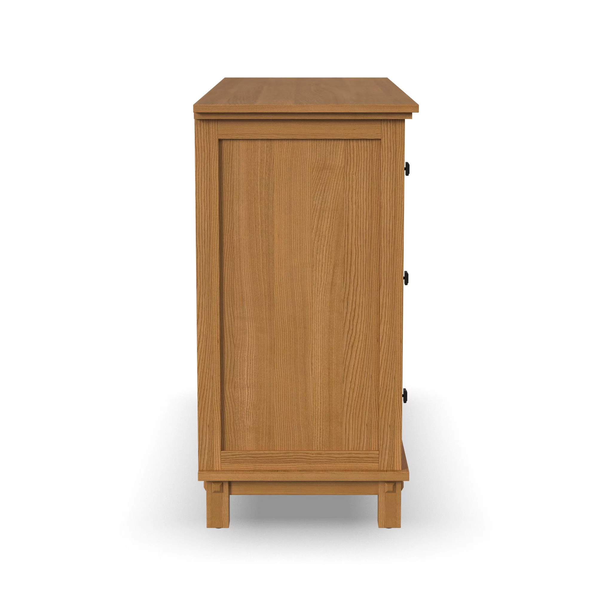 Homestyles Oak Park 6-Drawer Traditional Wood Dresser in Brown