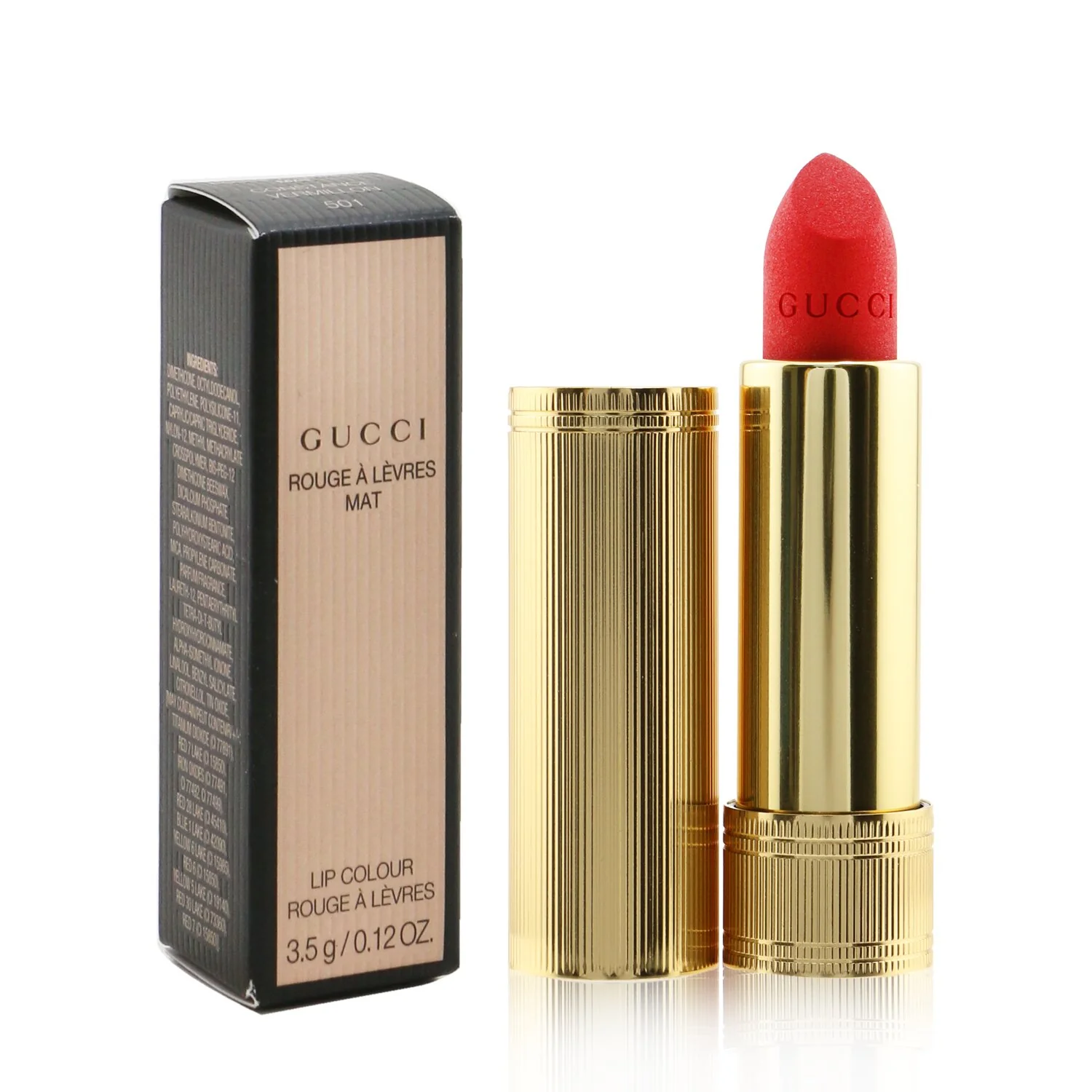 Gucci Rouge A Levres Mat Lip Colour - # 25 Goldie Red 3.5g/0.12oz