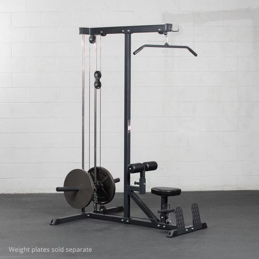 Titan Fitness Plate Loaded Lat Tower v2, Space Saving, Back, Shoulder