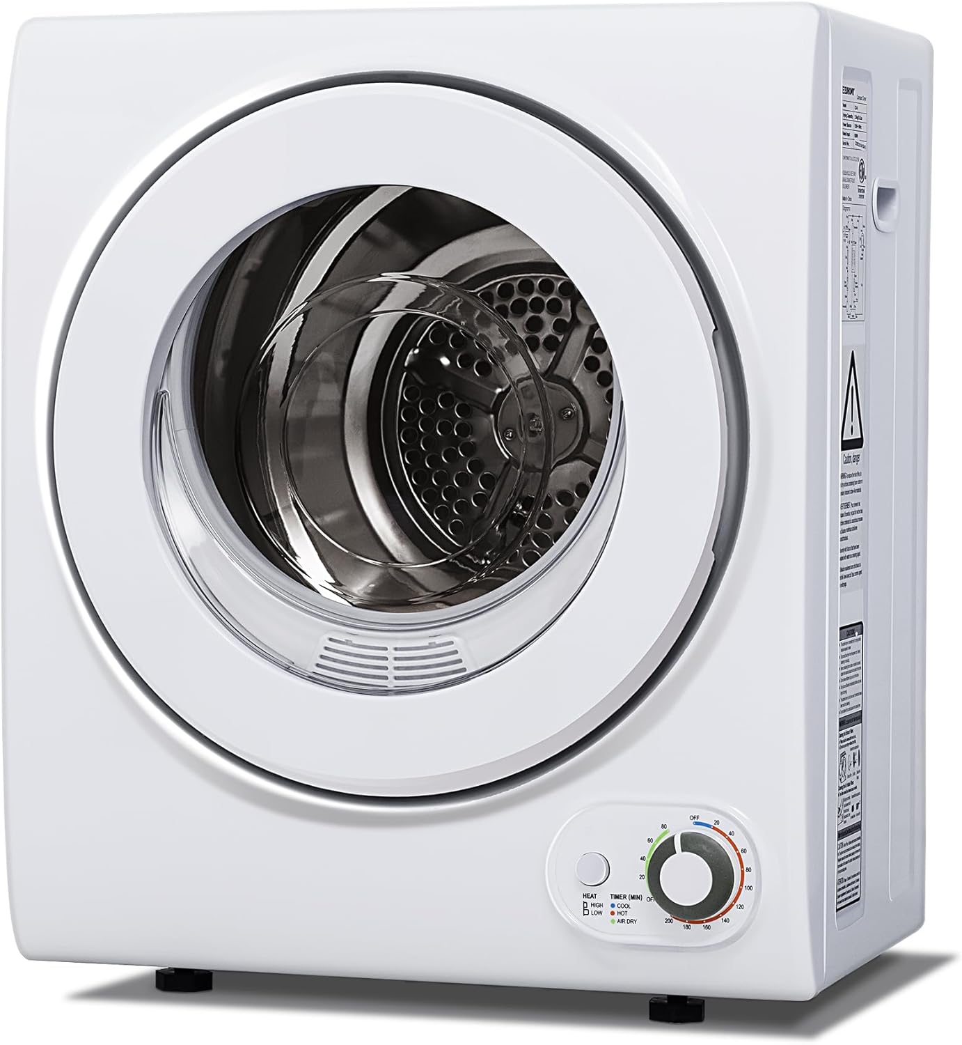 Panda 10 LBS Portable Washing Machine Bundle with Euhomy 1.5 Cu Ft 850W Portable Clothes Dryer