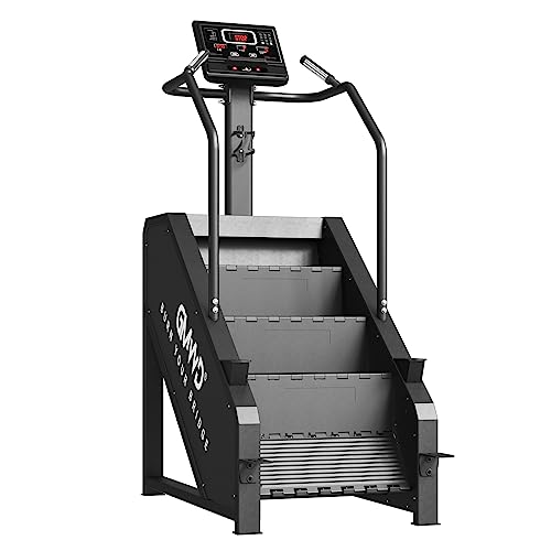 Stepper Machine, GMWD Stair Stepper with LED Screen, Commercial Grade Stair Climber Exercise Machine for Home with 15 Resistance Levels, 441LBS, 24-164 Steps/Minute, SS02