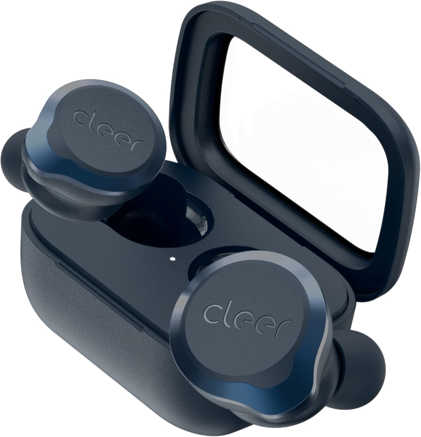 Cleer Audio, Ally Plus II True Wireless Noise Cancelling Earbuds, Long Lasting 33 Hour Battery, Best Bluetooth Earbuds, Smart Controls with Cleer+ Mobile App, Stone