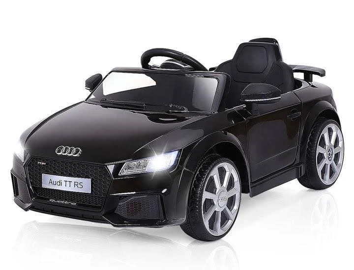 Gymax 12V Audi TT RS Electric Kids Ride on Car Licensed Remote Control MP3, White