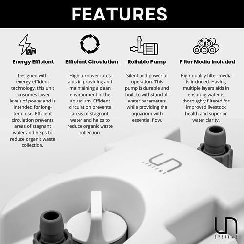 Ultum Nature Systems Delta Canister Filter for Aquariums - All-in-One External Filter
