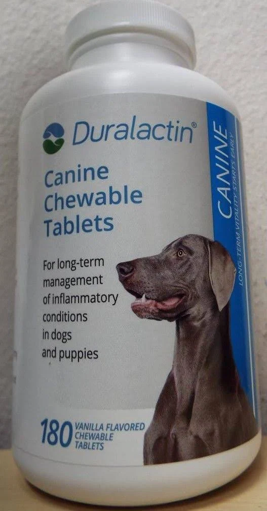 Duralactin Canine 180 Chewable Tablets