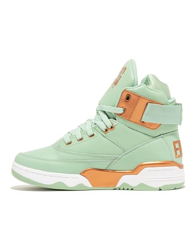 PATRICK EWING Athletics 33 HI Basketball Shoes - Hemlock/Copper, Statue of Liberty Edition