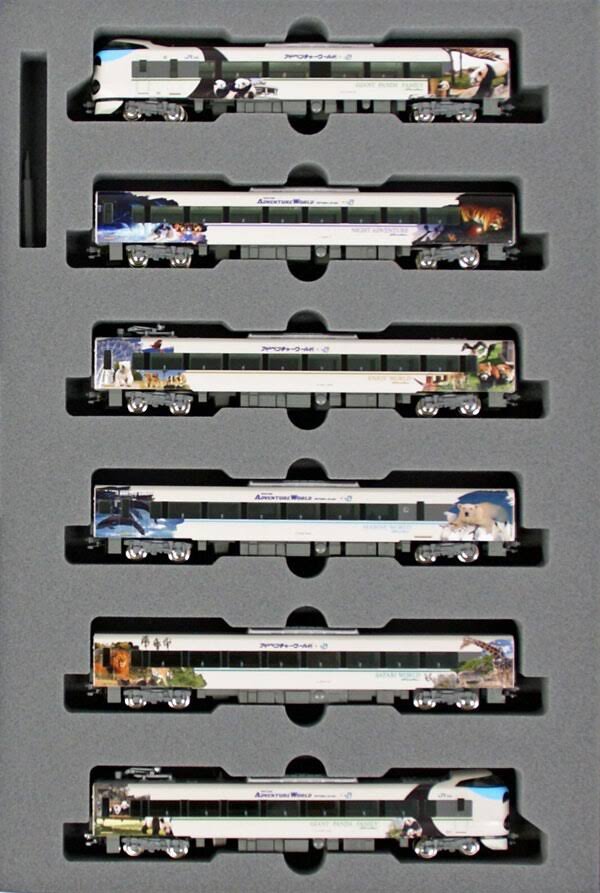 Kato N Scale Series 287 Panda Kuroshio Smile Adventure Train 6-Car Set
