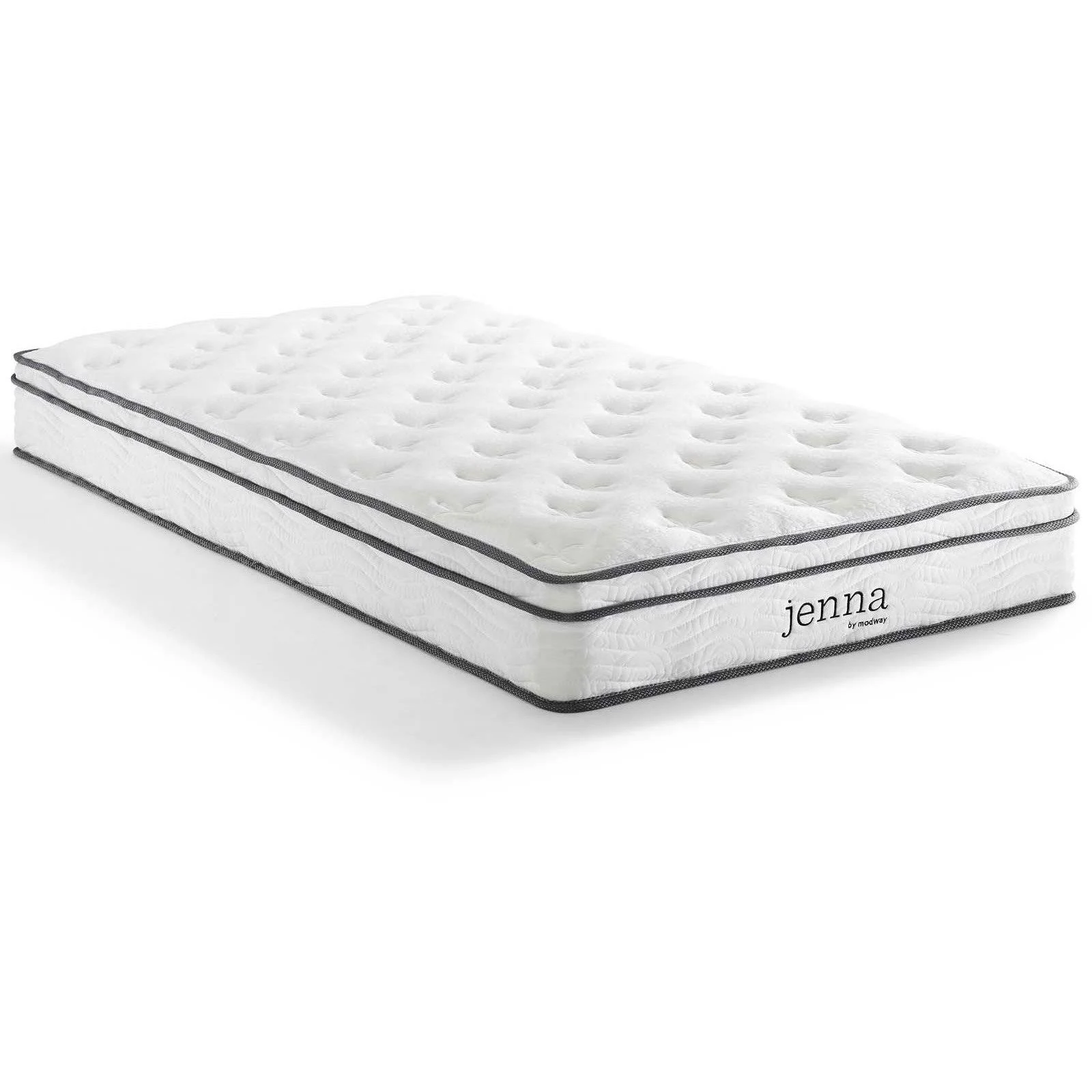 Modway Jenna 8x22 Twin Innerspring Mattress - White