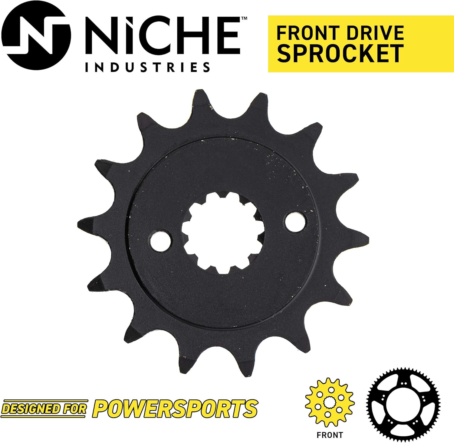 NICHE Drive Sprocket Chain Combo for Honda CBR300R CB300F CB300R Front 14 Rear 36 Tooth 520NZ Standard 108 Links
