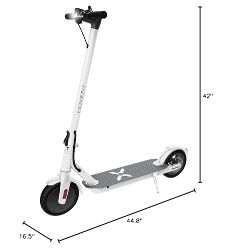 Hover-1 Journey Electric Scooter 14MPH, 16 Mile Range, 5HR Charge, LCD Display, 8.5 Inch High-Grip Tires, 220LB Max Weight, Cert. & Tested - Safe for Kids, Teens, Adults