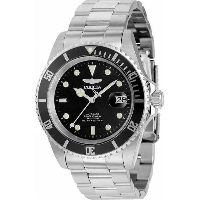 Pro Diver Professional Black Dial Automatic Divers 200M Mens Watch, Blue - Adult - Curated Treasures Market