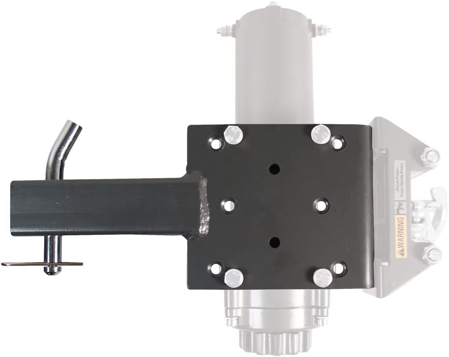 Extreme Max 5600.3087 Universal 1.25" Receiver Hitch Winch Mount for ATV / UTV Pack of 2