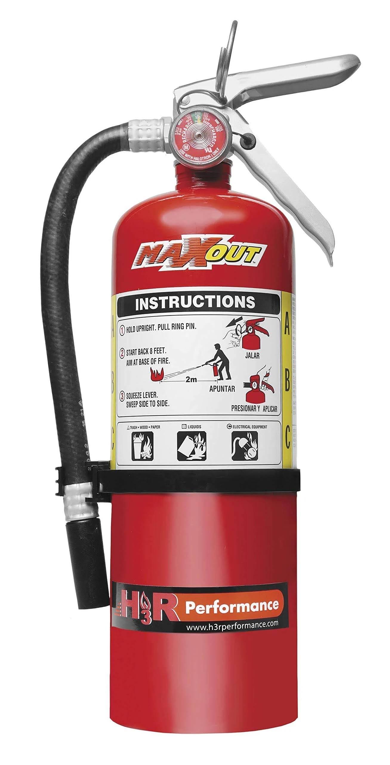 H3R MX500R 5 lbs Dry Chemical Fire Extinguisher Red