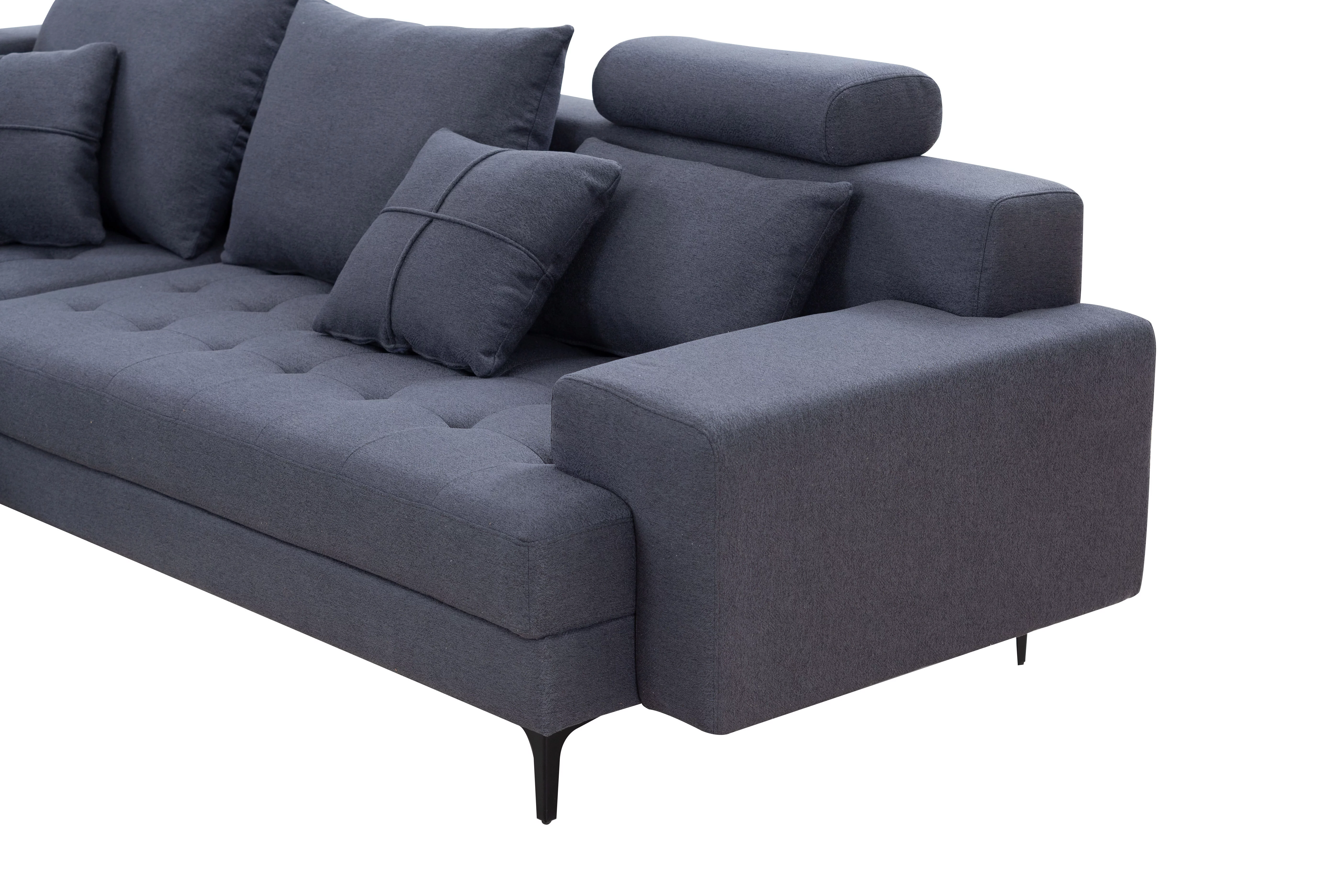 Kevinplus Modular Sectional Sofa Set Oversized U Shaped Couch with Storage Ottoman Convertible Sleeper Sectional Sofa Fabric Modular Couch with Wide Chaise