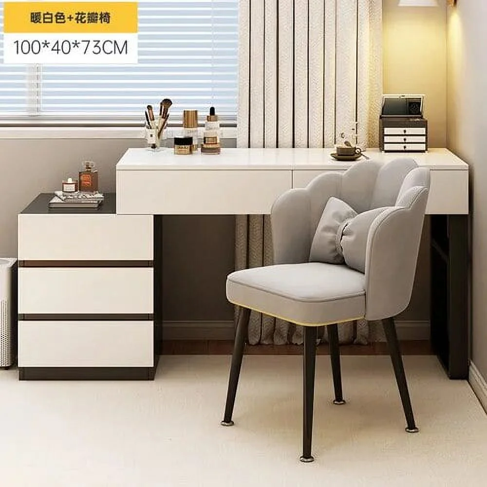 Led Chair Lacquer Dressing Table Container Nordic Comfortable Dressing Table Dressers Bedroom Tocador Maquillaje Home Furniture