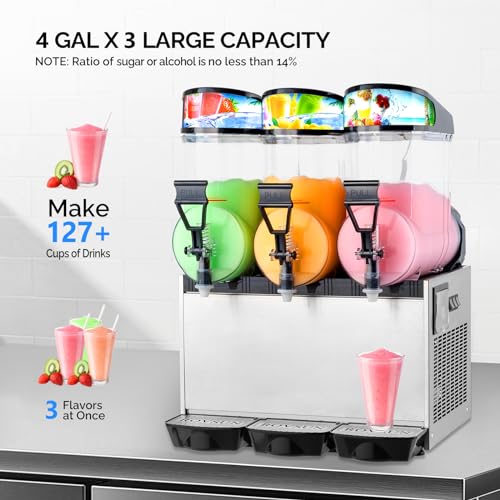 ROVSUN Commercial Slushy Machine Margarita Machine