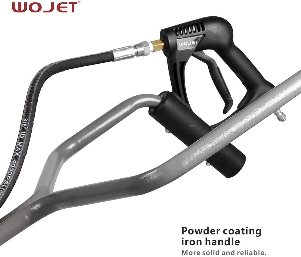 WOJET Pressure Washer Surface Cleaner 20" with Castors 4000PSI Commercial PA7606 (20 inch) Pressure Washer Accessories