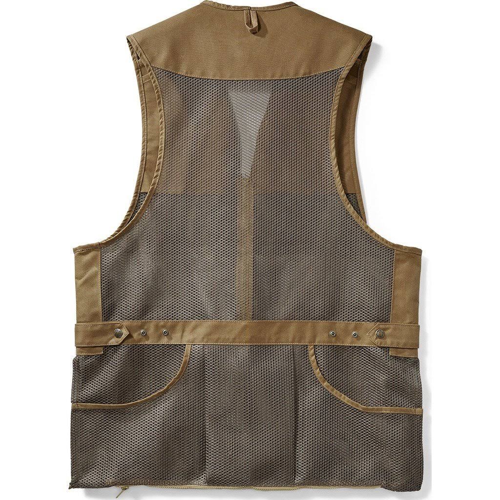 Filson Men&s Light Shooting Vest - Medium - Dark Tan