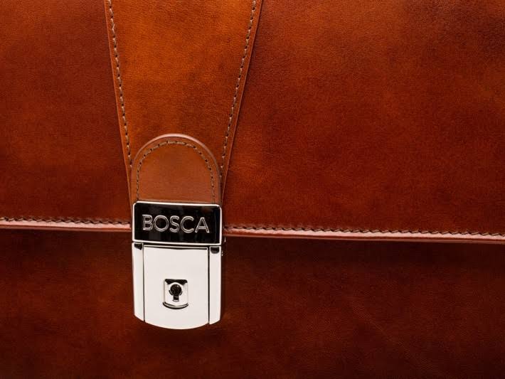 Bosca Old Leather Amber Double Gusset Brief