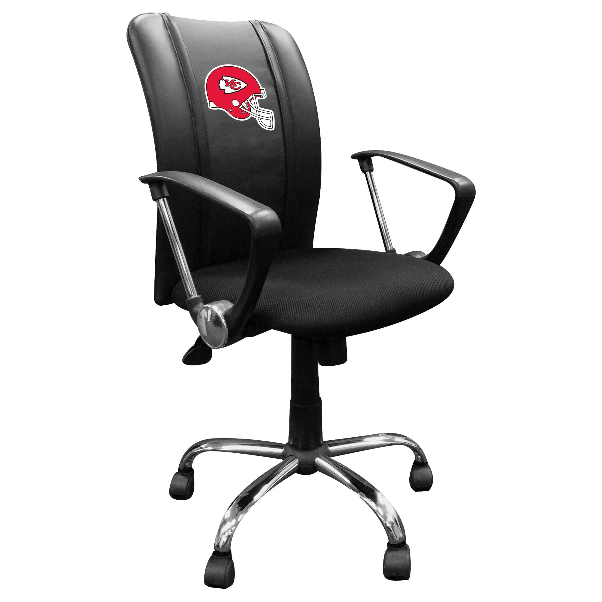 NFL Kansas City Chiefs Curve Task Chair with Helmet Logo Multi