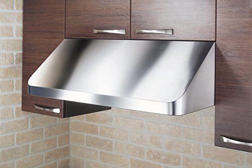 KOBE Range Hoods Brillia Under Cabinet Range Hood 680 CFM Stainless Steel with LED Lights