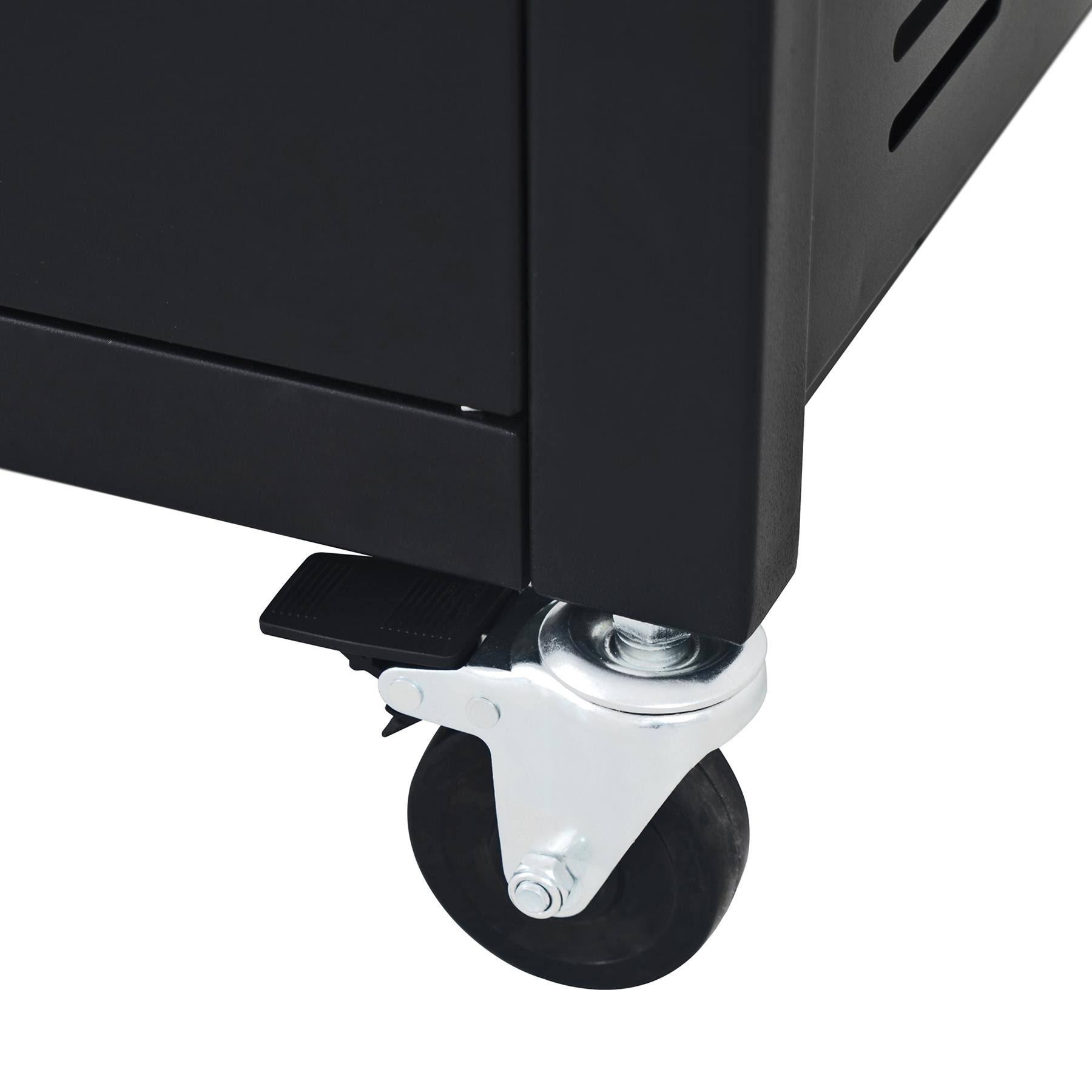 Even Embers 5-Burner Propane Gas Grill in Stainless Steel and Black