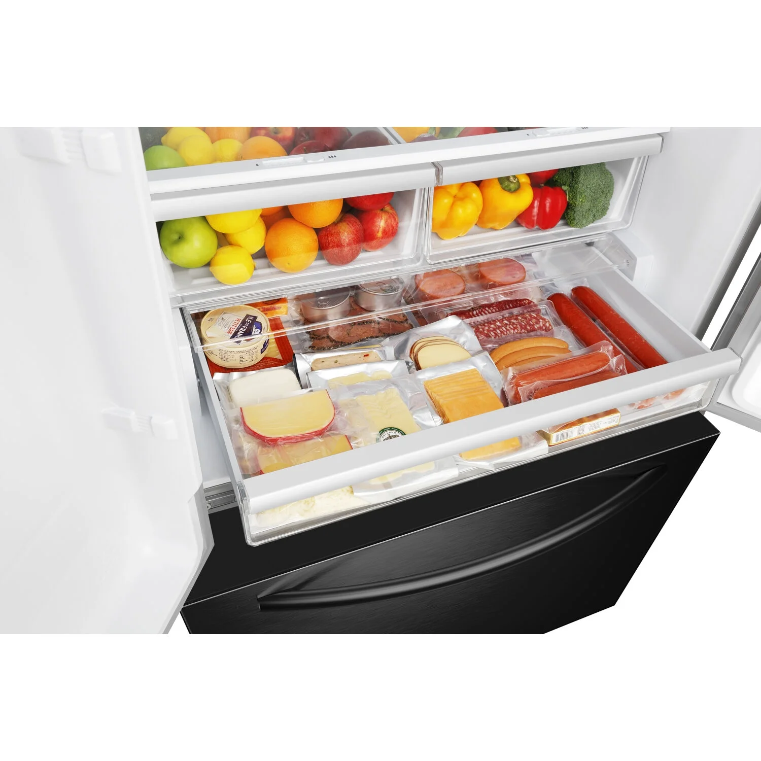Mora  New 26.6 Cu. ft. 35.98 in Standard Depth French Door Refrigerator