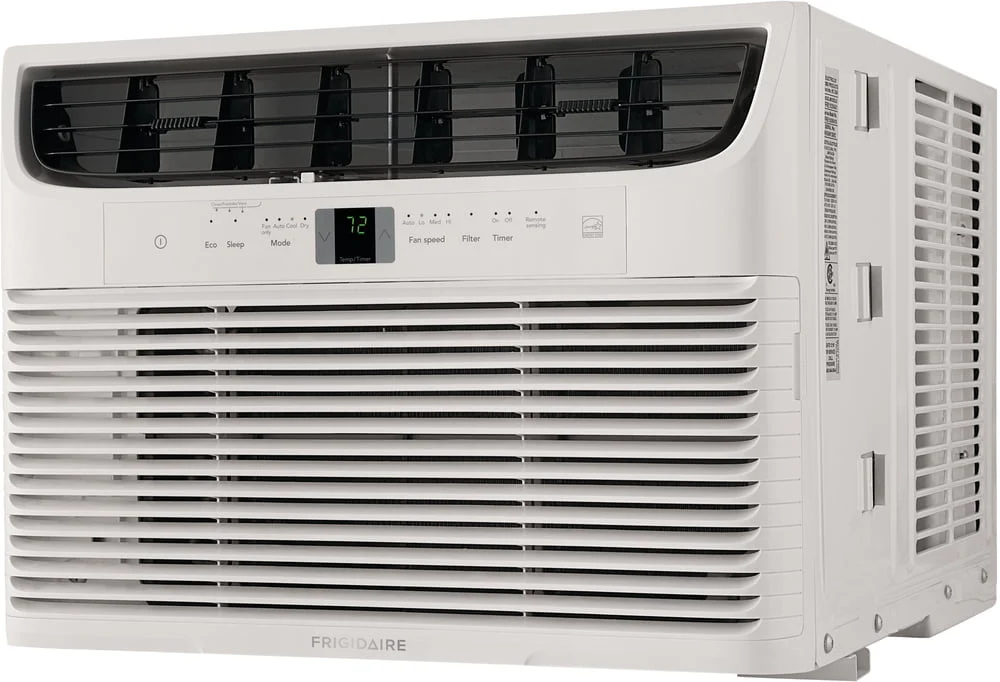 Frigidaire 5,000 BTU 115V Window-Mounted Mini-Compact Air Conditioner with Full-Function Remote Control, White