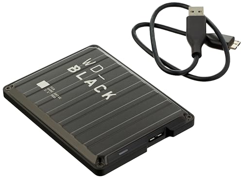 WD_BLACK 5TB P10 Game Drive, Portable External Hard Drive, Works with Playstation, Xbox, & PC - WDBA3A0050BBK-WESN