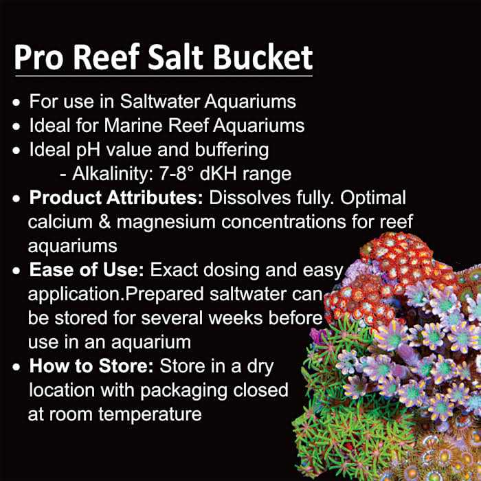 Tropic Marin Pro-Reef Bucket Salt - Pet Supplies online store