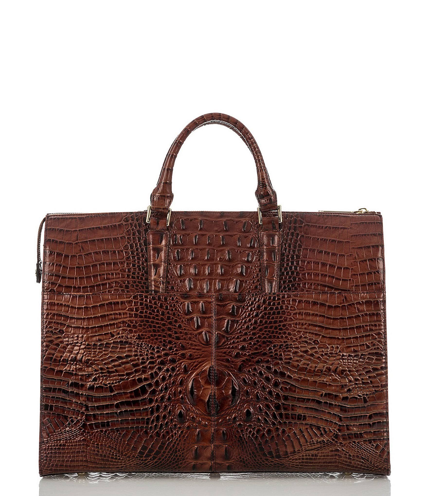 Brahmin Pecan Melbourne Business Tote - Pecan