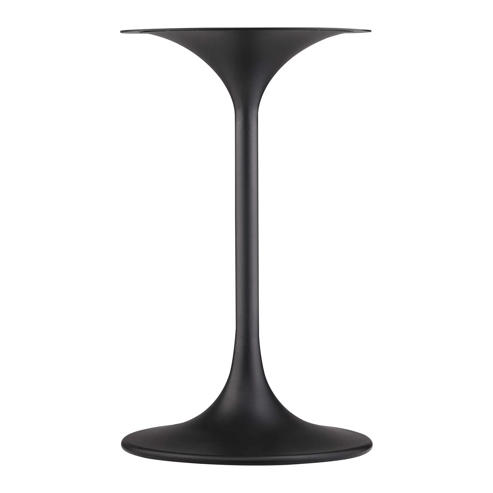 Modway Lippa 20" Round Wood Grain Side Table in Black Walnut