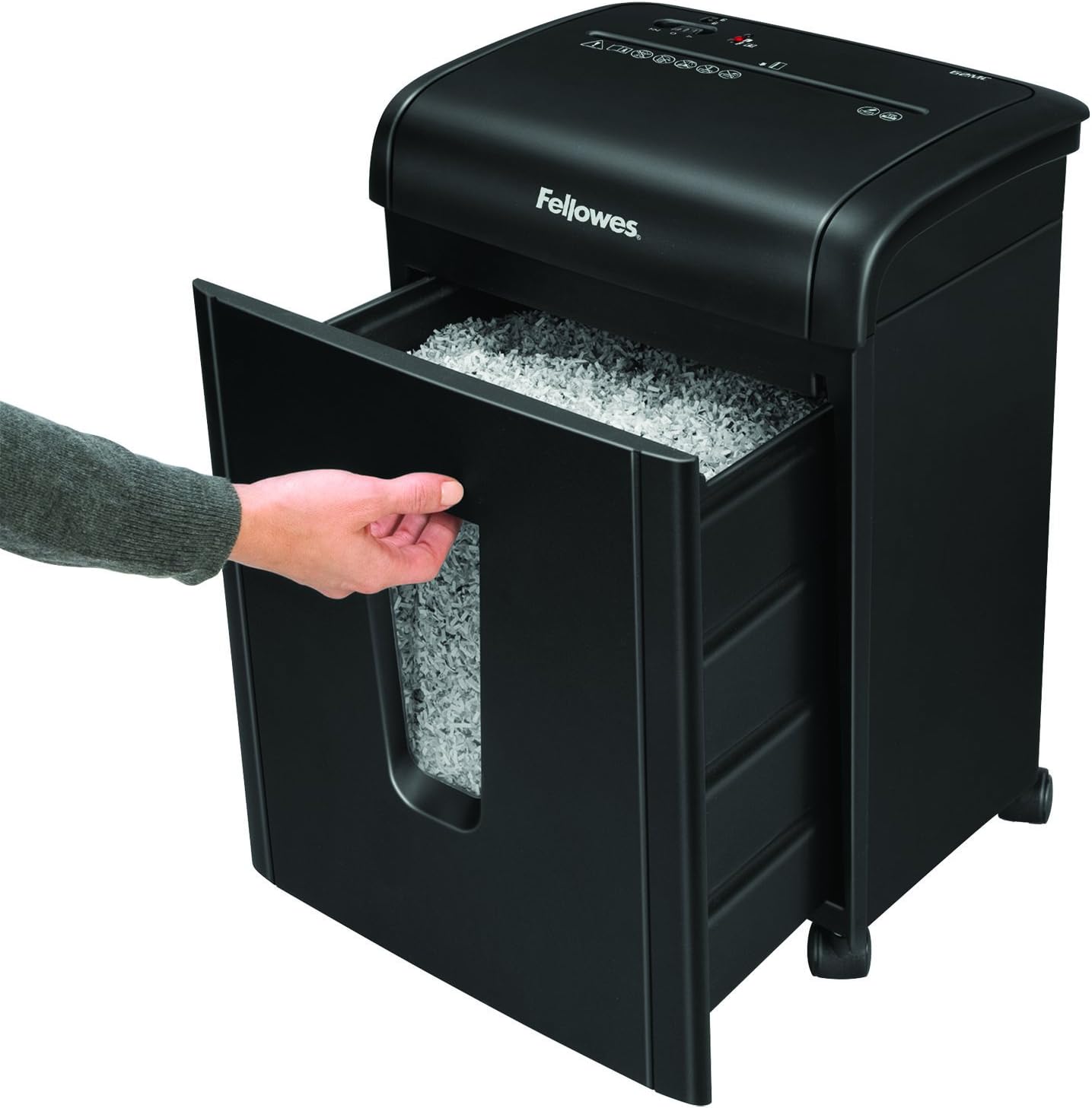 Fellowes 3103201 Powershred W11C, 11-Sheet Cross-cut Paper and Credit Card Shredder with Safety Lock