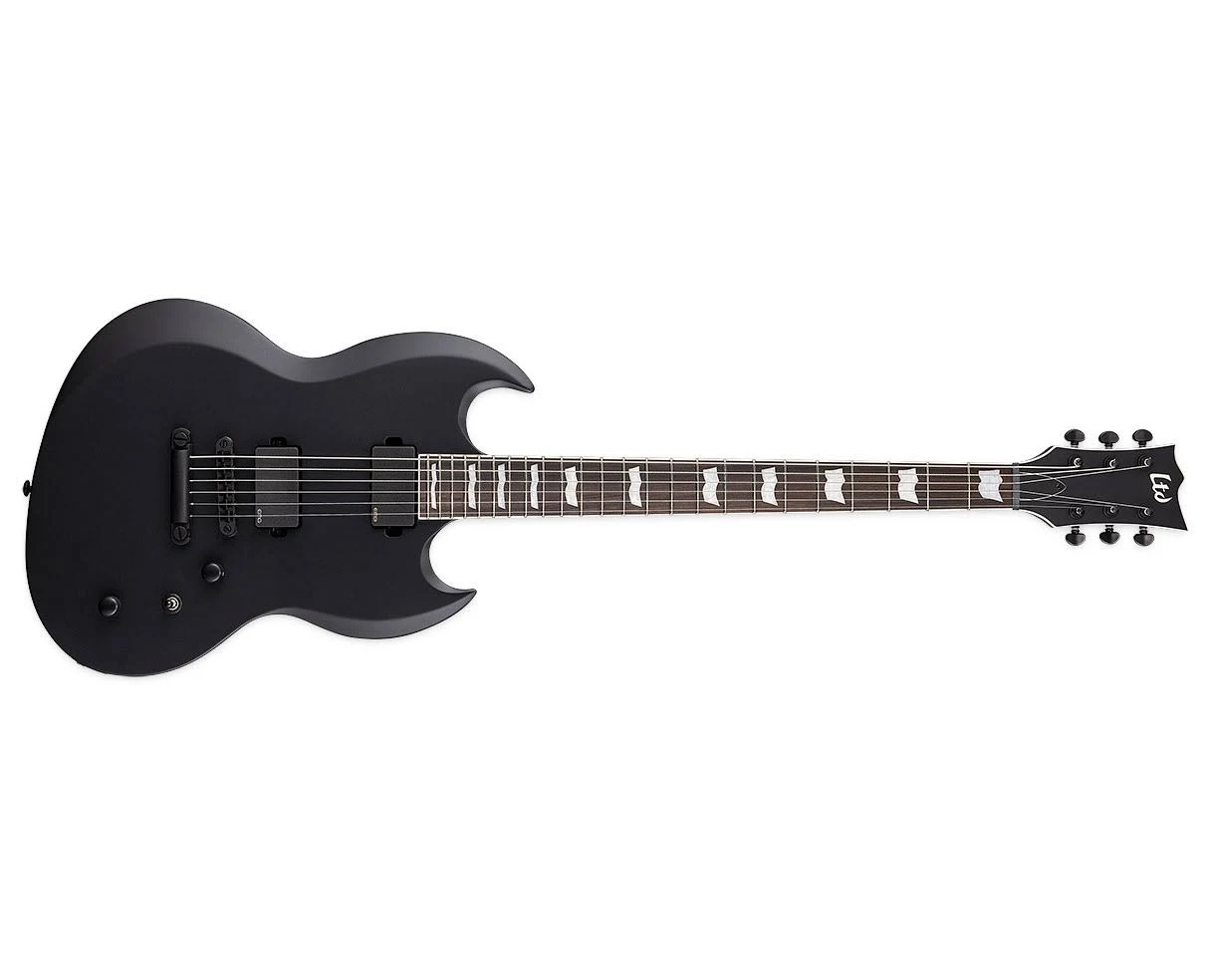 ESP LTD Viper 400 Baritone Electric Guitar Satin Black