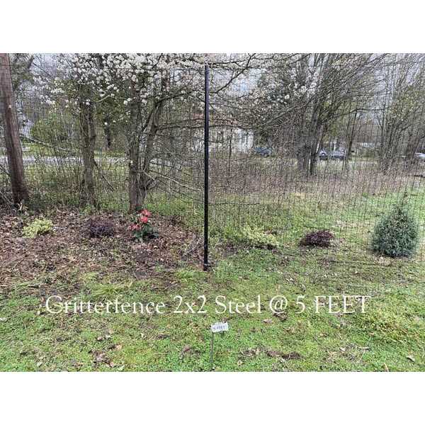 Critterfence 100 ft. Black Steel 2 x Square Grid Welded Wire Fence - Shop Hardware Tools Online Store