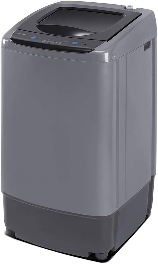 Comfee Portable Washing Machine, 0.9 cu.ft Compact Washer With LED Display & Euhomy 110V Portable Clothes Dryer 850W Compact Laundry Dryers 1.5 cu.ft Front Load