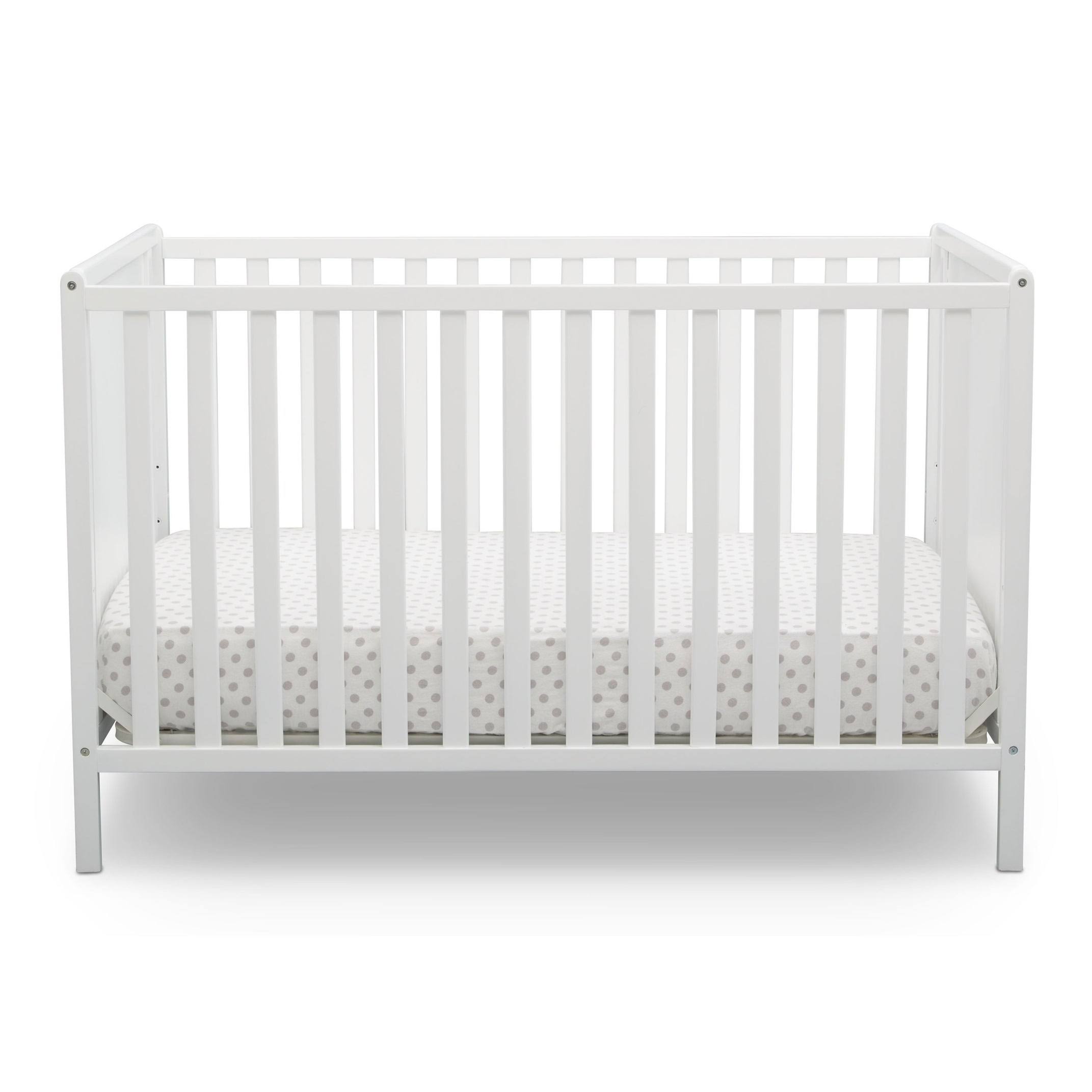 Delta Children Heartland Classic 4-in-1 Bianca White Convertible Crib