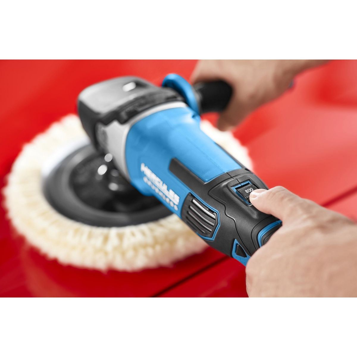 HERCULES 20V Brushless Cordless, 7 in. Variable-Speed Rotary Polisher/Sander - Tool Only